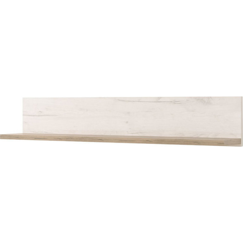 FORMA IDEALE 11005743 Ράφι Τοίχου Kent ZP GREY OAK/WHITE OAK 120*19,5*22 ΦΑΥΓ 0018402