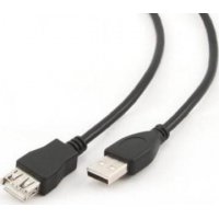 CABLEXPERT CCP-USB2-AMAF-6 Καλώδιο Επέκτασης USB GEMBIRD CCP-USB2-AMAF-6n (1,8 m) Μαύρο 0026662