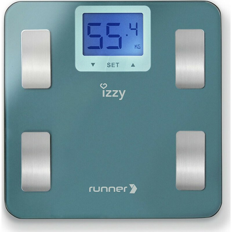 IZZY IZ-7003 Runner  Ηλεκτρονική Ζυγαριά Μπάνιου με Λιπομέτρηση 0027414