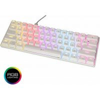 LGP LGP022186  PLUTO RGB MECHANICAL GAMING KEYBOARD BLUE SWITCH WHITE WITH TYPE-C PORT 0029324