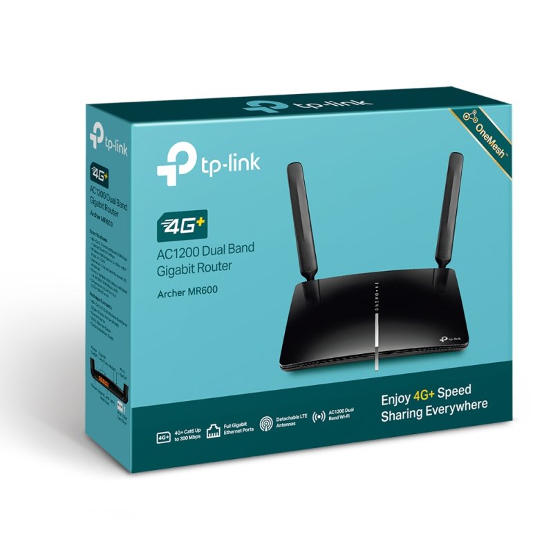 TP-LINK Archer MR600 v3 Ασύρματο 4G Mobile Router Wi?Fi 5 με 4 Θύρες Gigabit Ethernet 0034019