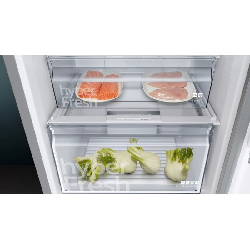 SIEMENS KG39NVIEC Ψυγειοκαταψύκτης 368lt Total NoFrost Υ203xΠ60xΒ66εκ. Inox 0034115