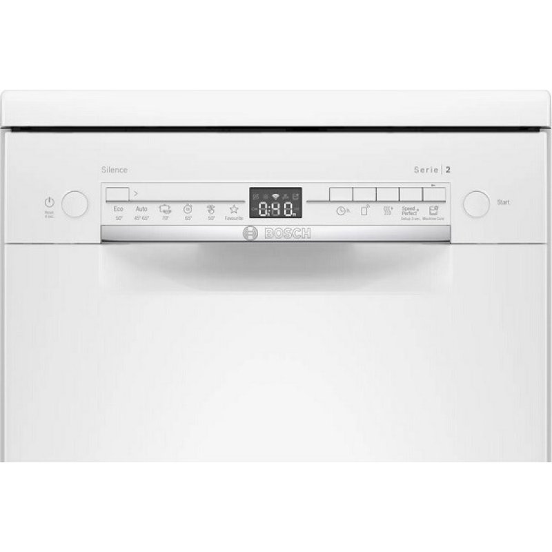 BOSCH SPS2HKW59E Ελεύθερο Πλυντήριο Πιάτων με Wi-Fi για 9 Σερβίτσια Π45xY84.5εκ. Λευκό 0035392