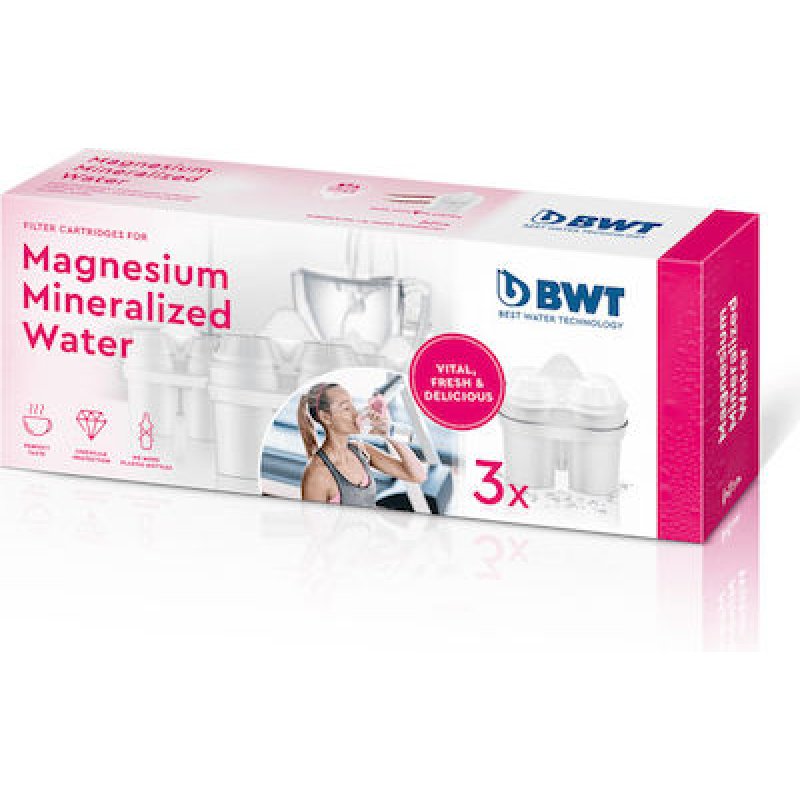 BWT Magnesium Mineralized Ανταλλακτικά Φίλτρα 2+1τεμ. Εμπλουτισμένα με Μαγνήσιο (Made in Austria) 0035408