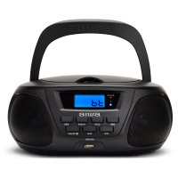 AIWA BBTU-300BKMKII Φορητό Ηχοσύστημα με Bluetooth / CD / USB / Ραδιόφωνο σε Μαύρο Χρώμα 0035564