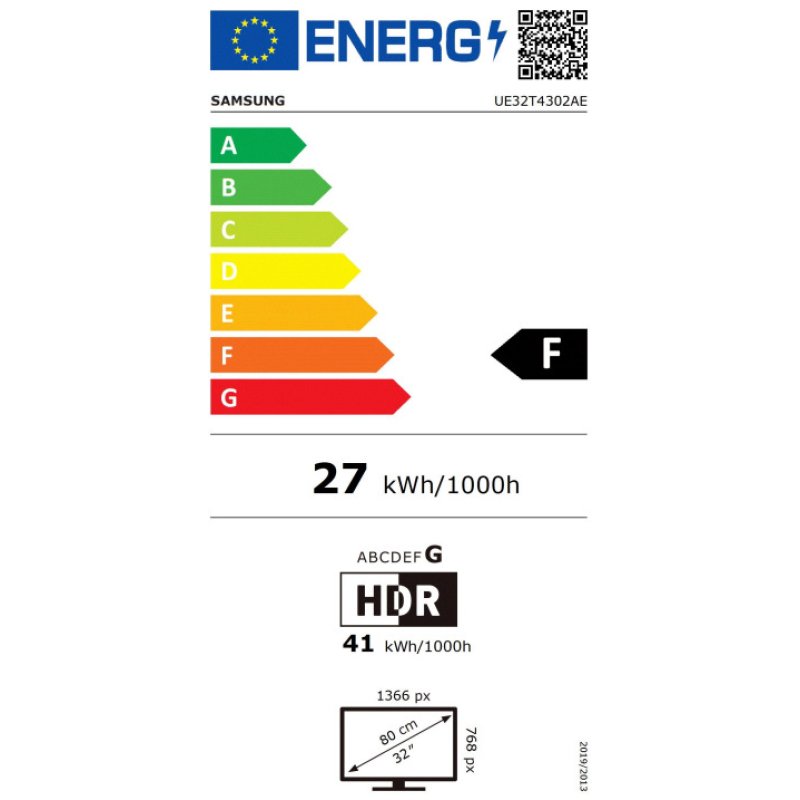 SAMSUNG UE32T4302AE Smart Τηλεόραση 32