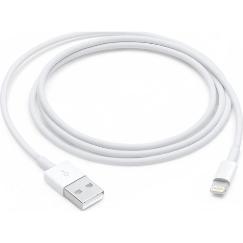 Apple AP10016 USB-A to Lightning Cable Λευκό 1m (MQUE2ZM/A) 0036616