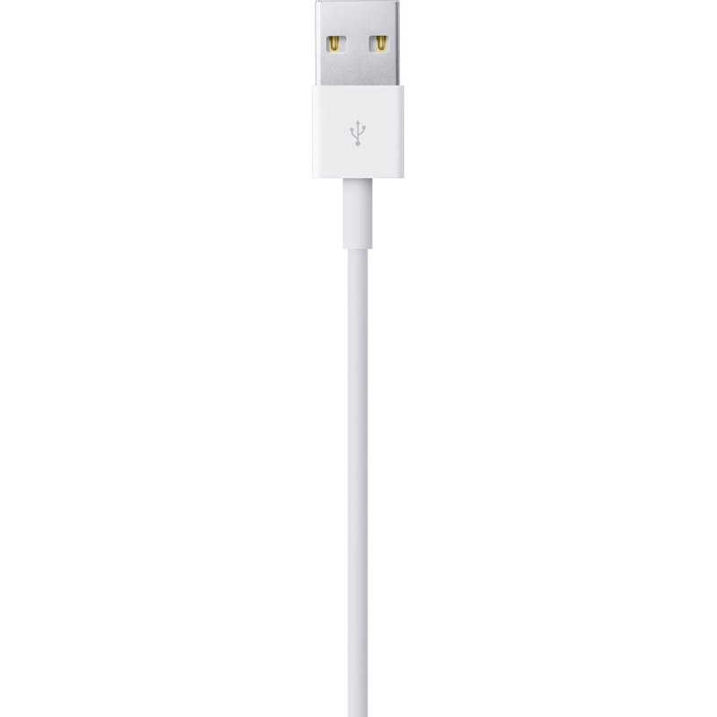 Apple AP10016 USB-A to Lightning Cable Λευκό 1m (MQUE2ZM/A) 0036616