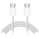 APPLE (MUF72ZM/A) USB 2.0 Cable USB-C male - USB-C male Λευκό 1m 0037328