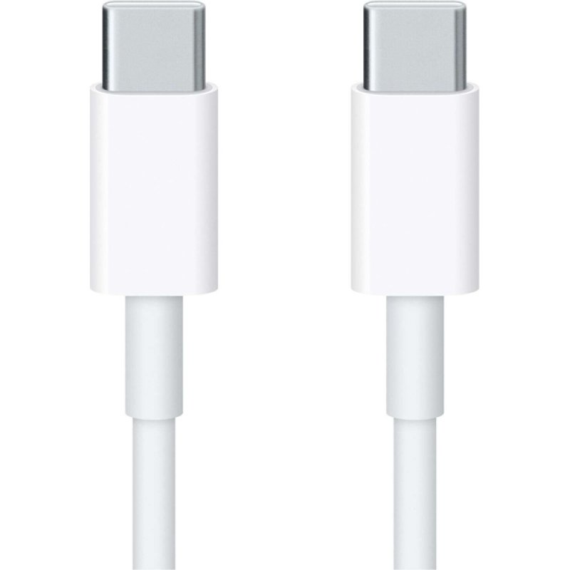 APPLE (MUF72ZM/A) USB 2.0 Cable USB-C male - USB-C male Λευκό 1m 0037328