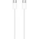 APPLE (MUF72ZM/A) USB 2.0 Cable USB-C male - USB-C male Λευκό 1m 0037328