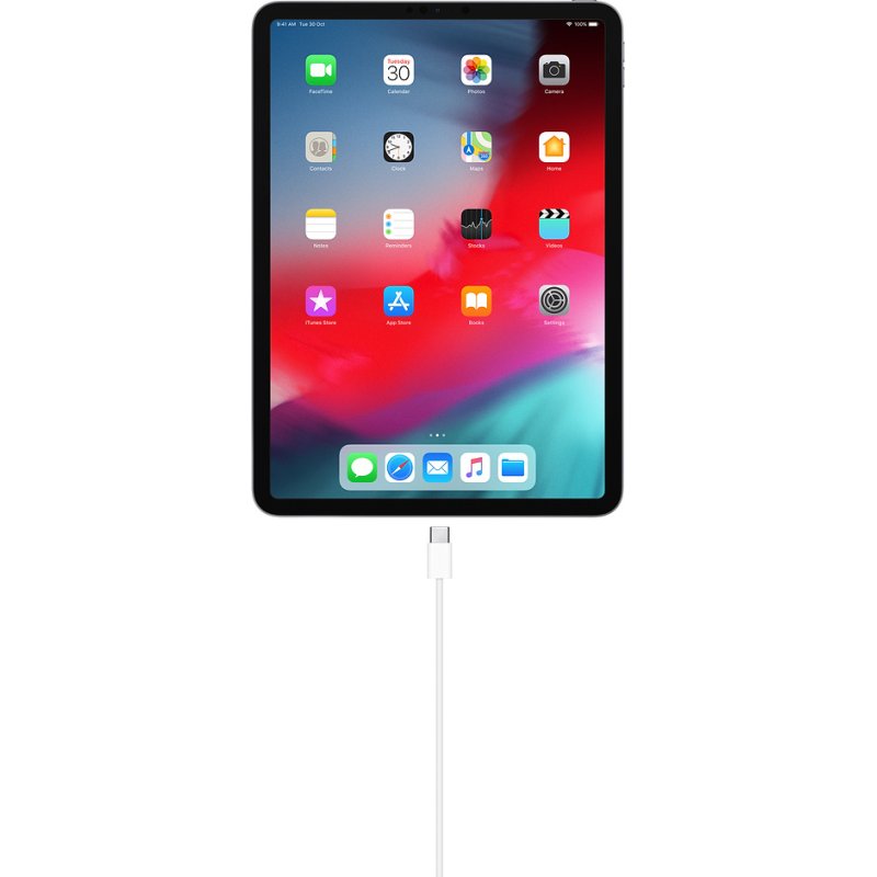 APPLE (MUF72ZM/A) USB 2.0 Cable USB-C male - USB-C male Λευκό 1m 0037328