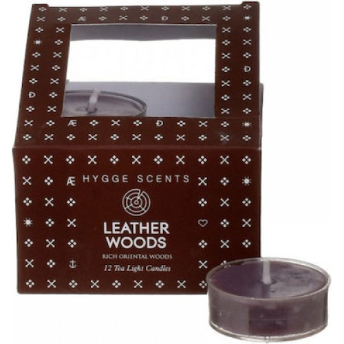 INART 6-80-933-0013  Σετ 8 Ρεσο Leather Woods  8Χ8Χ5 0039860