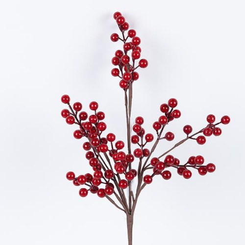 EUROLAMP 600-46133 Κλαδί με Κόκκινα Berries 46cm 0039962