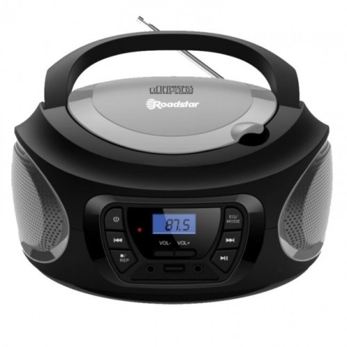 ROADSTAR CDR-365U/SL Φορητό Ηχοσύστημα με CD / MP3 / USB / Ραδιόφωνο Ασημί 0040049