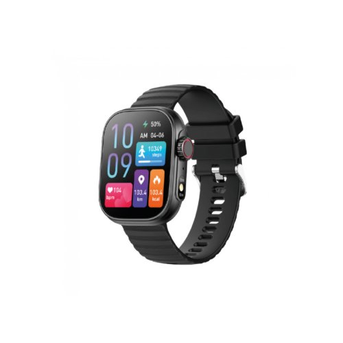 AIWA SW-A700 Smartwatch με Παλμογράφο (Μαύρο) 0040052