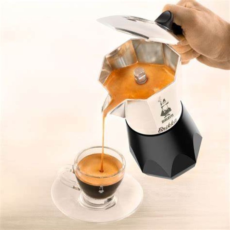 BIALETTI Brikka Silver (New Model 2023) Καφετιέρα με ΝΕΟ Μηχανισμό για Καϊμάκι 2 μερίδων (0007312) 0040336