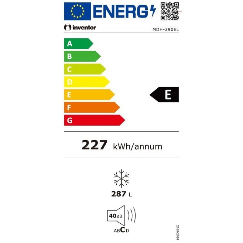 INVENTOR MDH-290EL Καταψύκτης Μπαούλο 287lt 0040512