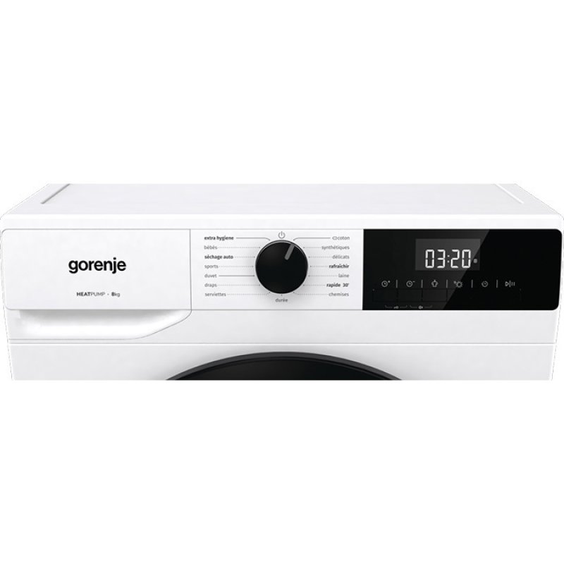 GORENJE DHNE82 Στεγνωτήριο 8kg A++ με Αντλία Θερμότητας 0040778