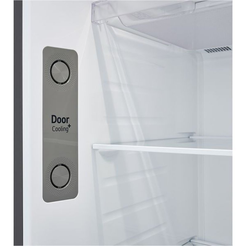 LG GTBV44PYFKD Ψυγείο Δίπορτο 461lt Total NoFrost Υ184.5xΠ70xΒ72.5εκ. Inox 0040859