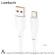 LAMTECH LAM114512 USB 2.0 Καλώδιο USB-C male - USB-A 27W Λευκό 1m 0041012