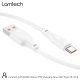 LAMTECH LAM114512 USB 2.0 Καλώδιο USB-C male - USB-A 27W Λευκό 1m 0041012