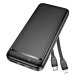 LAMTECH LAM114536 ULTRA-THIN POWERBANK WITH TYPE-C & LIGHTNING CABLES 10000mAh 22.5W BLACK 0041031