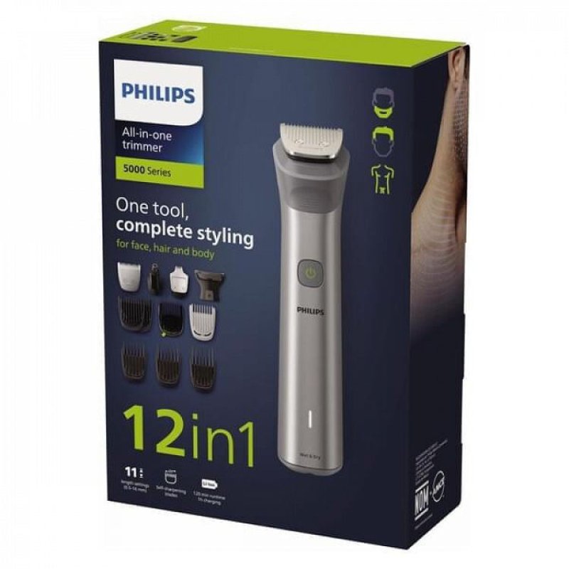 PHILIPS MG5940/15  Επαναφορτιζόμενη Κουρευτική Μηχανή Γκρι 0037742