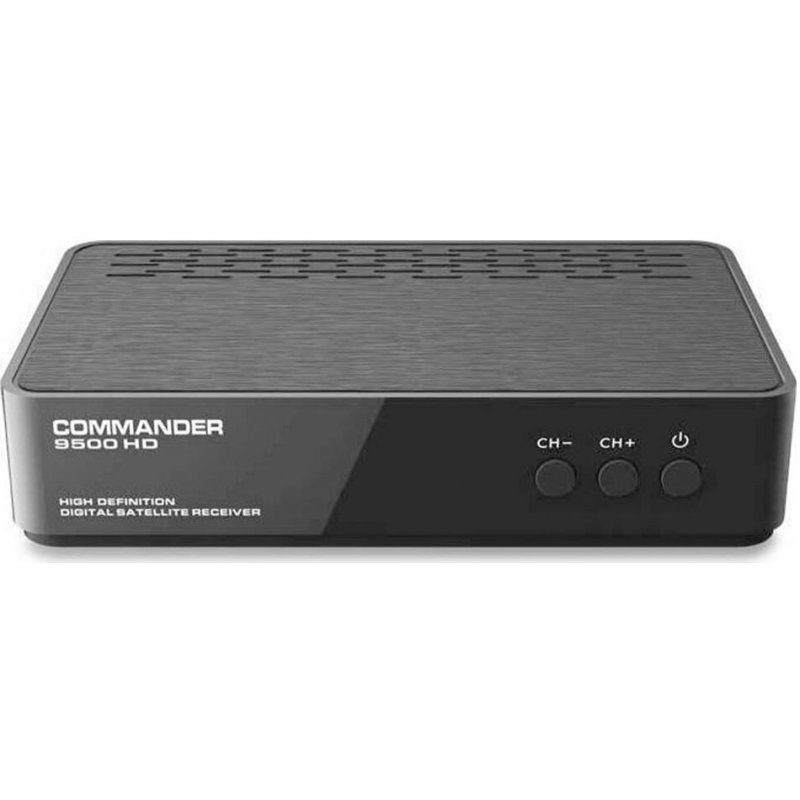 COMMANDER 9500HD Δορυφορικός Αποκωδικοποιητής  (720p) DVB-S2 σε Μαύρο 0032463