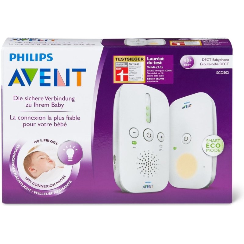 PHILIPS SCD502/26 Ασύρματη Ενδοεπικοινωνία Μωρού 0037529