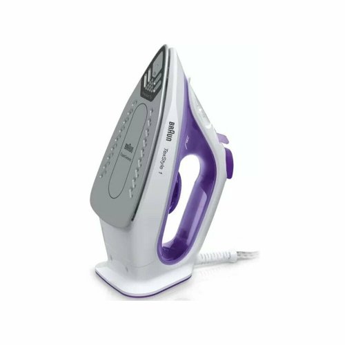 BRAUN SI1080VI TexStyle 1 Violet Σίδερο Ατμού 2000W με Κεραμική Πλάκα και Συνεχόμενη Παροχή 25gr/min 0037535