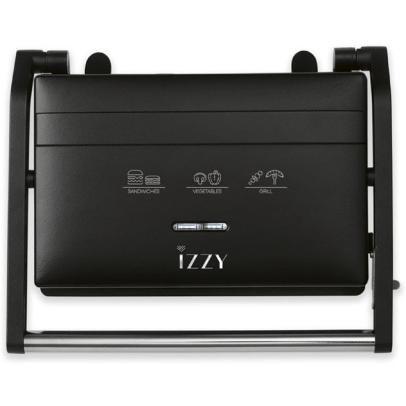 IZZY IZ-2020 ARIA Τοστιέρα για 2 Τοστ 1300W Μαύρη 0038257