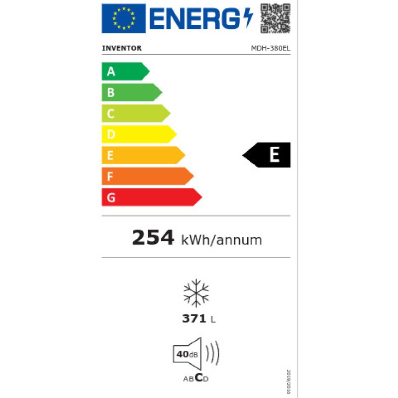 INVENTOR MDH-380EL Καταψύκτης Μπαούλο 371lt 0038970