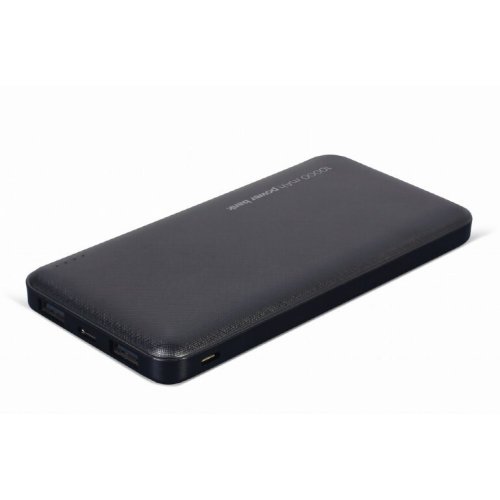 GEMBIRD PB10-02 Power Bank 10000mAh με 2 Θύρες USB-A Μαύρο 0039128