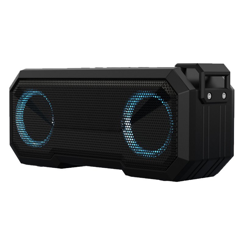 POWERTECH PT-988 Αδιάβροχο Ηχείο Bluetooth 16W με Ραδιόφωνο και Διάρκεια Μπαταρίας έως 8 ώρες Μαύρο 0039181