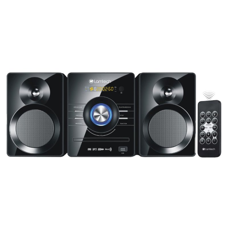 LAMTECH LAM112532 MINI HI-FI SYSTEM 50W BLACK 0039533