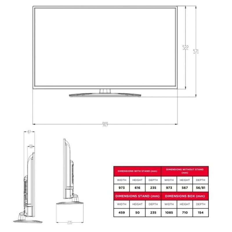 AIWA 40GO50804 Smart Τηλεόραση 40