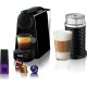 DELONGHI EN85.BAE Essenza Mini Bundle Καφετιέρα για Κάψουλες Nespresso Πίεσης 19bar με Αφρογαλιέρα Black 0040133