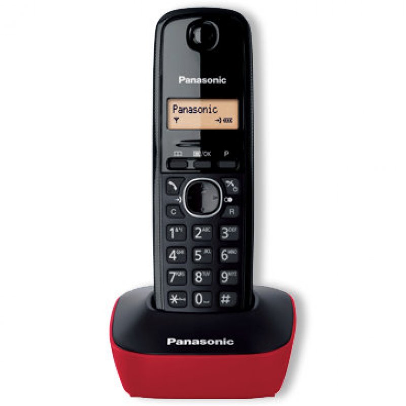 PANASONIC KX-TG1611GRR Ψηφιακό Ασύρματο Τηλέφωνο Κόκκινο 230090