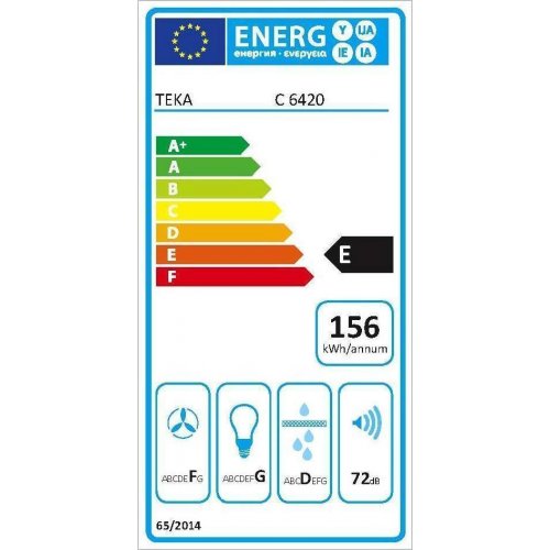 TEKA C-6420 Απορροφητήρας Ελεύθερος Inox 60cm 0012740