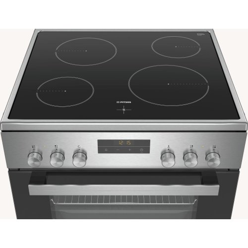 PITSOS PHN039150 Ηλεκτρική Κεραμική Κουζίνα 66 lt - 60 cm Inox 0017688